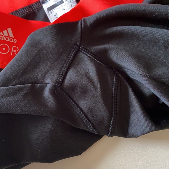 Stellasport for Adidas neon coral leggings size S - Picture 3 of 5